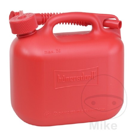 HUNERSDORFF Bidón para gasolina plástico homologado PREMIUM 5L UN HD-PE 228.20.81