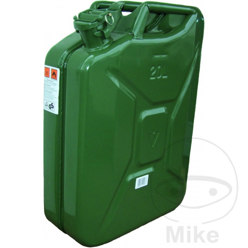 Approved metallic petrol can 20L 228.31.25