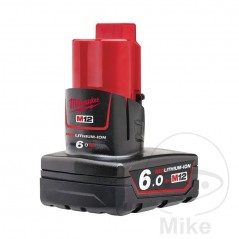 MILWAUKEE Batería recargable para herramienta eléctrica 12V 6AH M12 B6 685.03.04