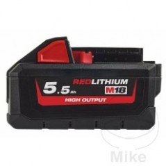 MILWAUKEE Batería recargable para máquina jardín 18V 5.5AH M18 HB5.5 685.05.17