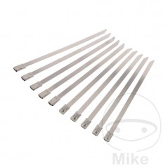 JMP Pack of 10 cable ties 4.5 X 129 MM V2A 158.11.29