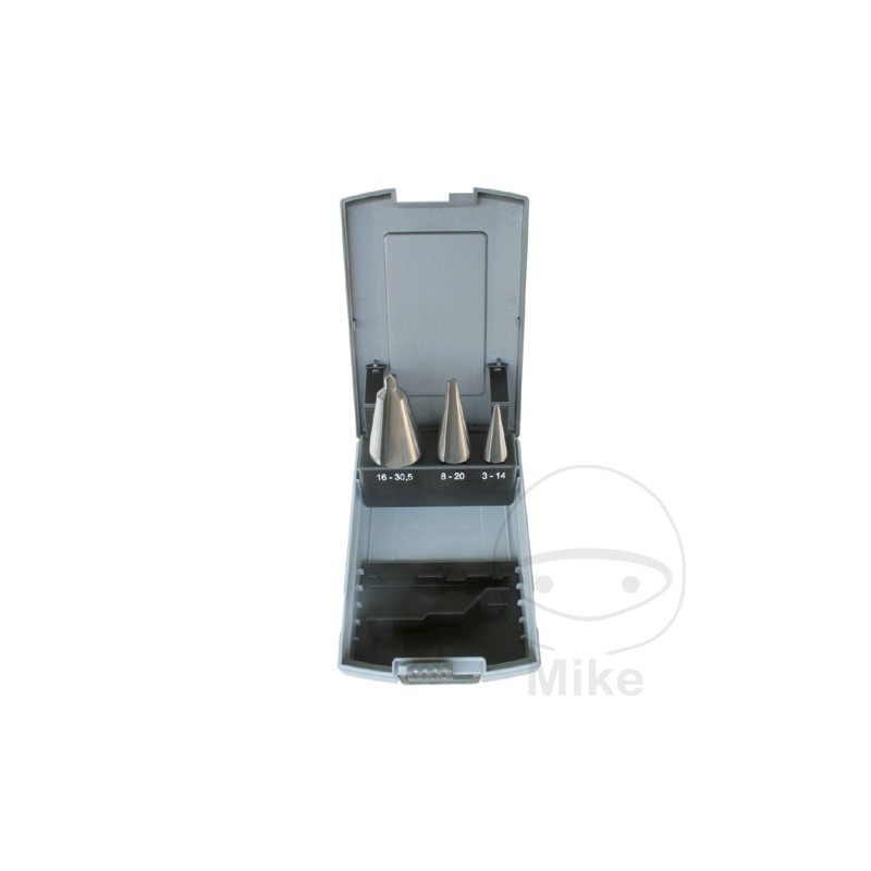 Kit 3 drill bits for sheet metal HSS 644.00.28