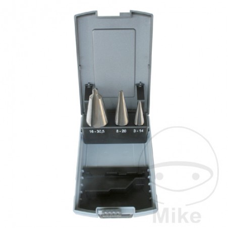Kit 3 drill bits for sheet metal HSS 644.00.28