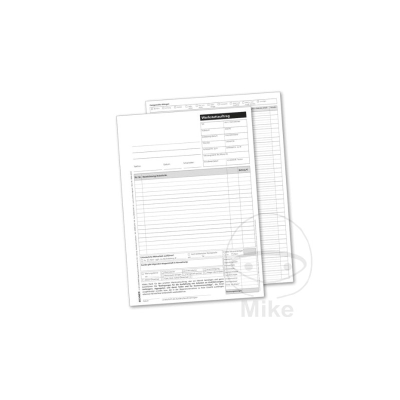 Pack 500 hojas de trabajo en alemán DIN A4 298.00.64