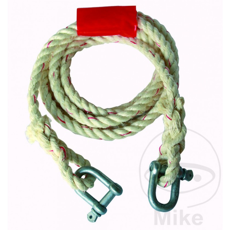 Tow rope with 2 shackles -2500 KG 225.10.80