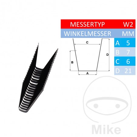 Set of 20 cutter blades W 2 611.07.61