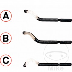 Cuchilla para herramienta quita rebabas HSS E 300 C 6270122 627.01.25