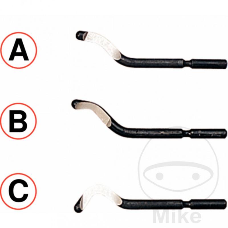 Cuchilla para herramienta quita rebabas HSS E 300 C 6270122 627.01.25