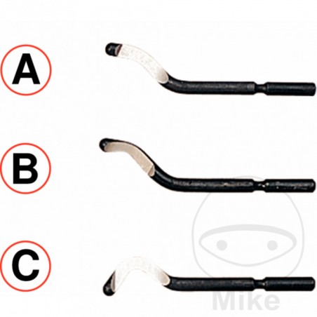 Cuchilla para herramienta quita rebabas HSS E 300 C 6270122 627.01.25