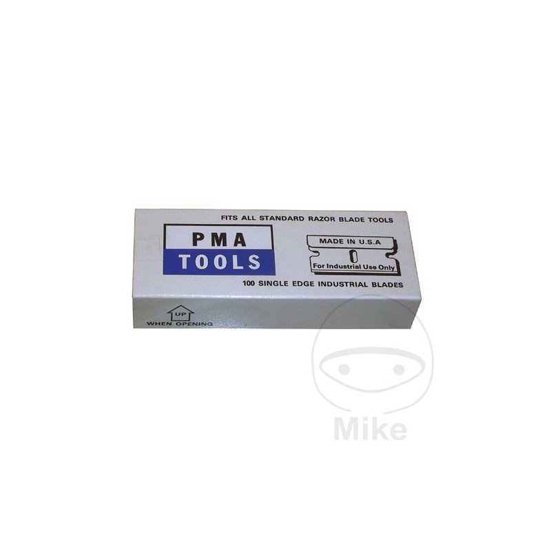 PMA TOOLS Caja 100 Cuchillas para rascador de vídrio 6271092 627.11.00