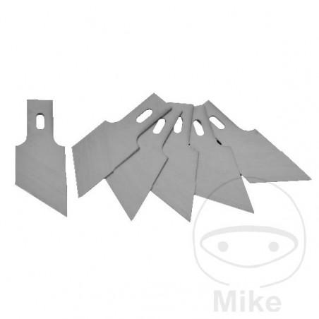 Pack of 10 glass scraper blades 16 MM 53 °C 634.00.53