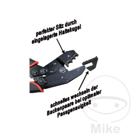 JMP Crimper kit with interchangeable jaws 636.06.63