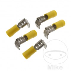 JMP Pack of 5 flat plug connectors 4.0-6.0 158.02.89