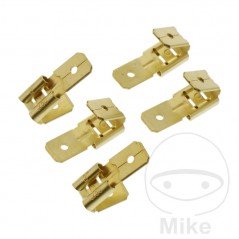 JMP Pack 5 conectores de enchufe plano 6.3 MM ALTN: 1580829/807 158.06.43