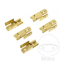 JMP Pack of 5 flat plug connectors 6.3 MM 158.06.44