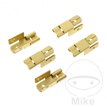 JMP Pack 5 conectores de enchufe plano 6.3 MM 158.06.44