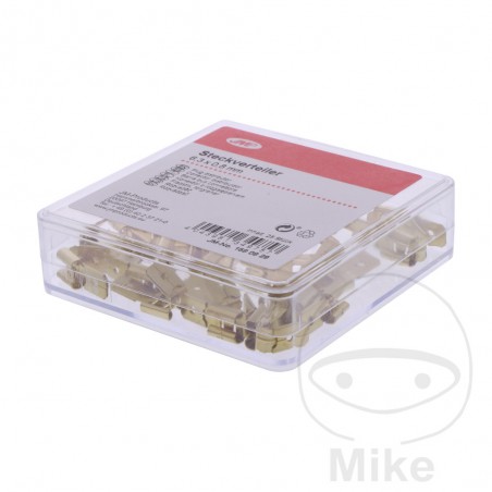 JMP Pack of 25 flat plug connectors 6.3 MM ALTN: 1580643 158.08.29