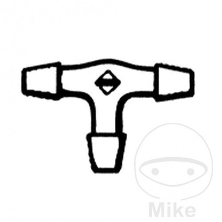 T connector for washing hose 168.21.94