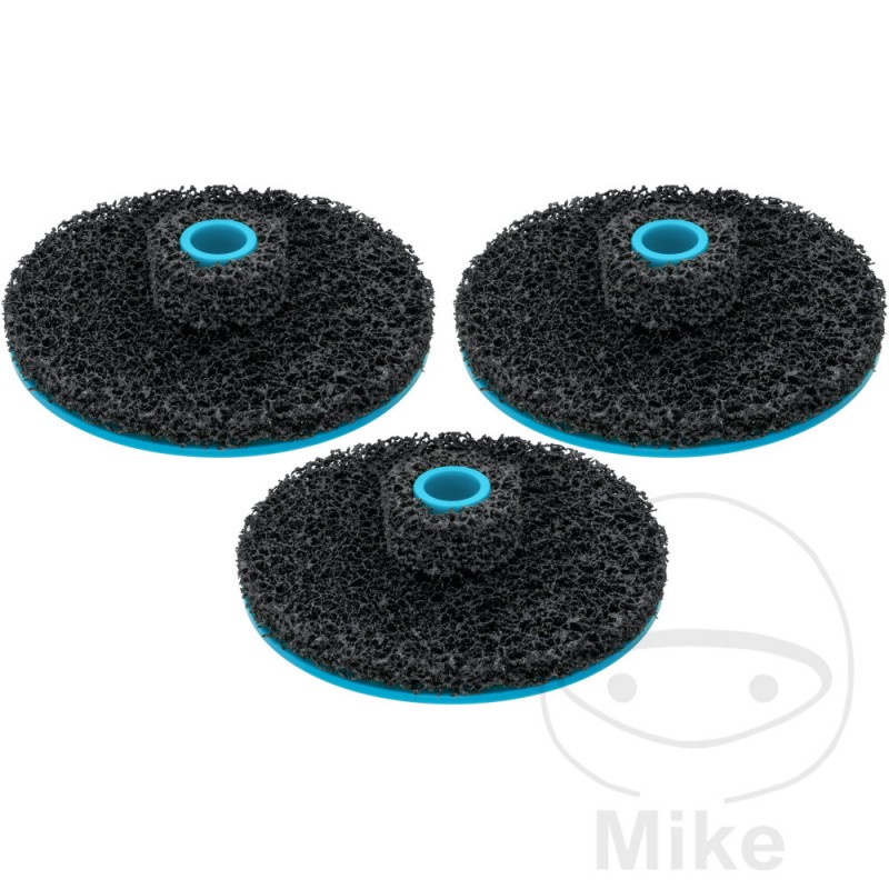 Set of 3 abrasive discs for wheel hub cleaner 6110062 564.02.92