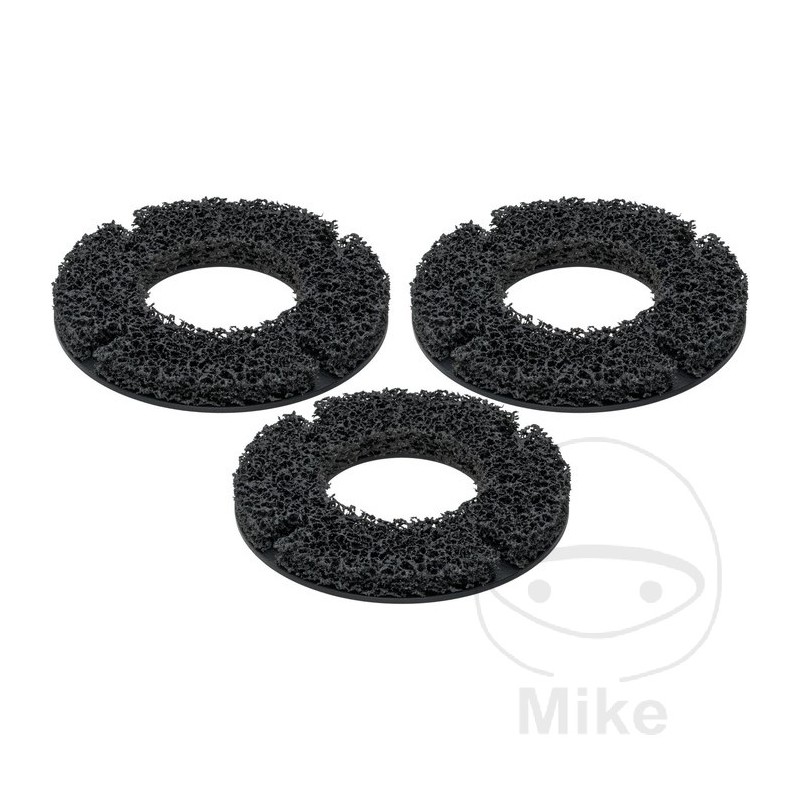 Set of 3 cleaning discs for wheel trim cleaner 160 MM 6172812 564.94.15