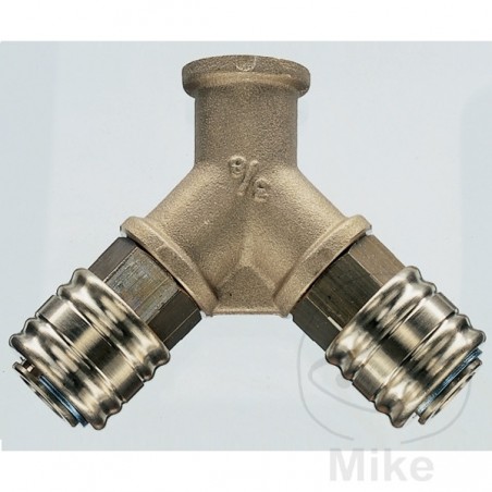 Adaptador distribuidor de aire en Y 2 vías 3/8 656.75.15