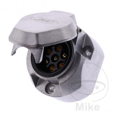 JMP Trailer plug connector 7 poles aluminum 12V 146.00.37