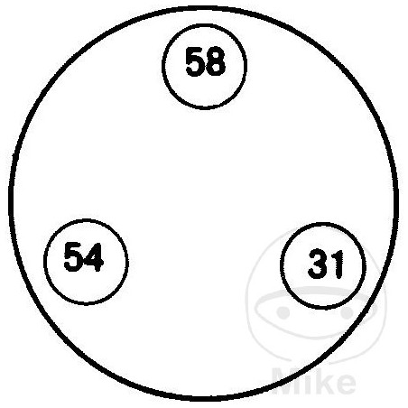 HERTH+BUSS Conector enchufe remolque 3 polos 24V BOX 146.78.93