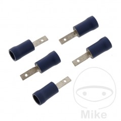 JMP Pack 5 conectores planos aislados 1.5-2.5 2.8 MM 158.02.76