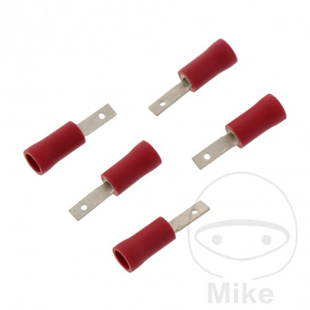 JMP Pack of 5 insulated flat connectors 0.5-1.5 2.8 MM 158.02.77
