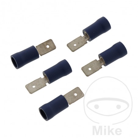 JMP Pack 5 conectores planos aislados 1.5-2.5 4.8 MM 158.02.80