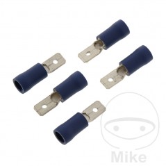 JMP Pack 5 conectores planos aislados 1.5-2.5 4.8 MM 158.02.84