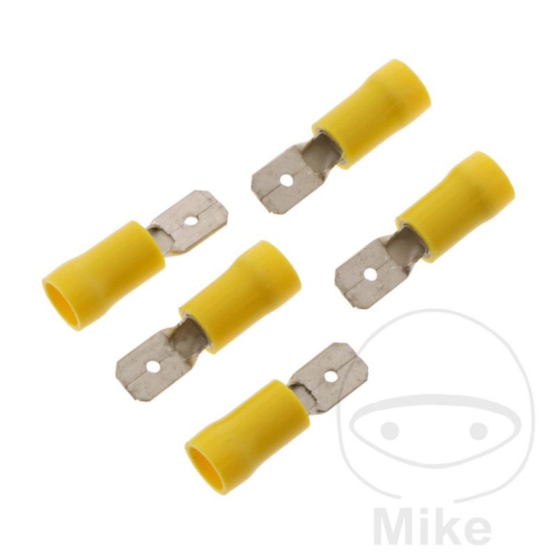 JMP Pack 5 conectores planos aislados 4.0-6.0 6.3 MM 158.02.88
