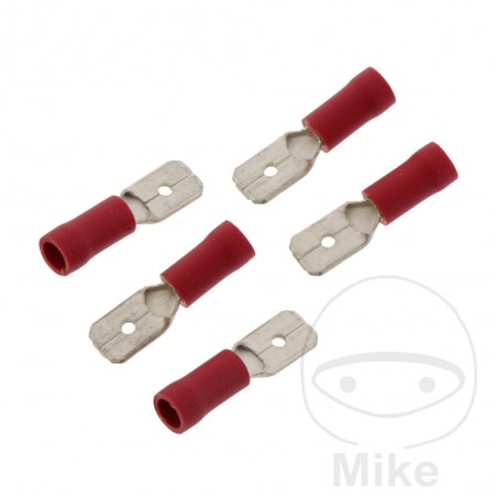 JMP Pack of 5 insulated flat connectors 0.5-1.5 6.3 MM 158.02.90