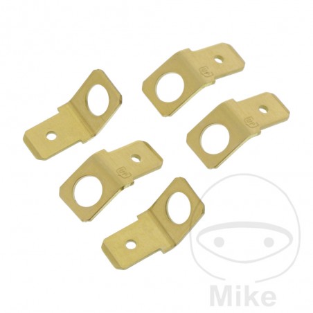 JMP Pack 5 conectores planos en angulo atornillables M5 158.06.45