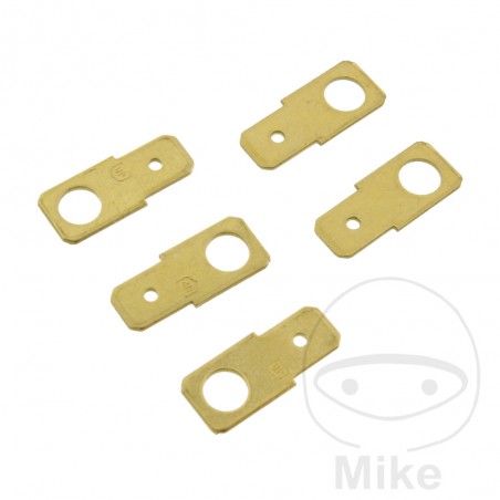 JMP Pack of 5 screw-on flat connectors M5 158.06.48