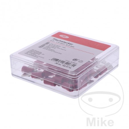 JMP Pack of 25 insulated flat connectors 0.5-1.5 6.3 MM 158.07.44