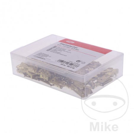 JMP Pack 100 conectores planos 0.5-1.0 6.3 MM 158.07.90