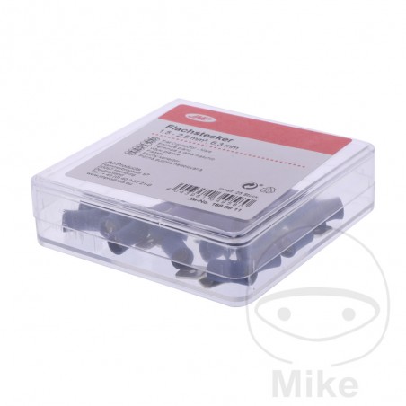 JMP Pack 25 conectores planos aislados 1.5-2.5 6.3 MM 158.08.11