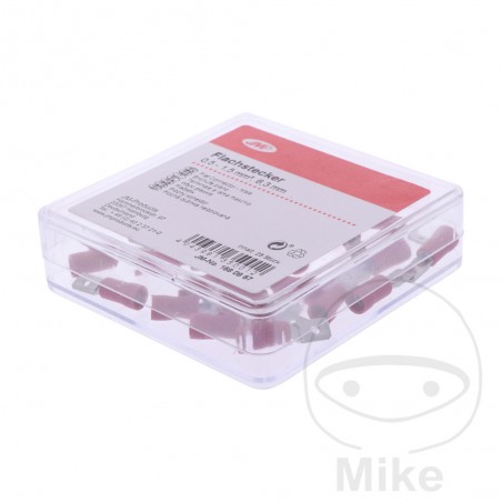 JMP Pack 25 conectores planos aislados 0.5-1.5 4.8 MM 158.08.57