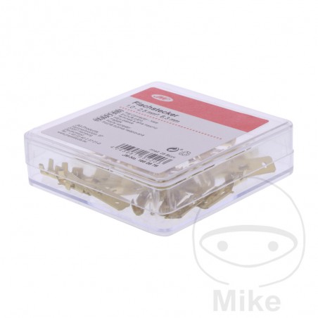 JMP Pack of 25 flat connectors 1.0-2.5 6.3 MM 158.08.76
