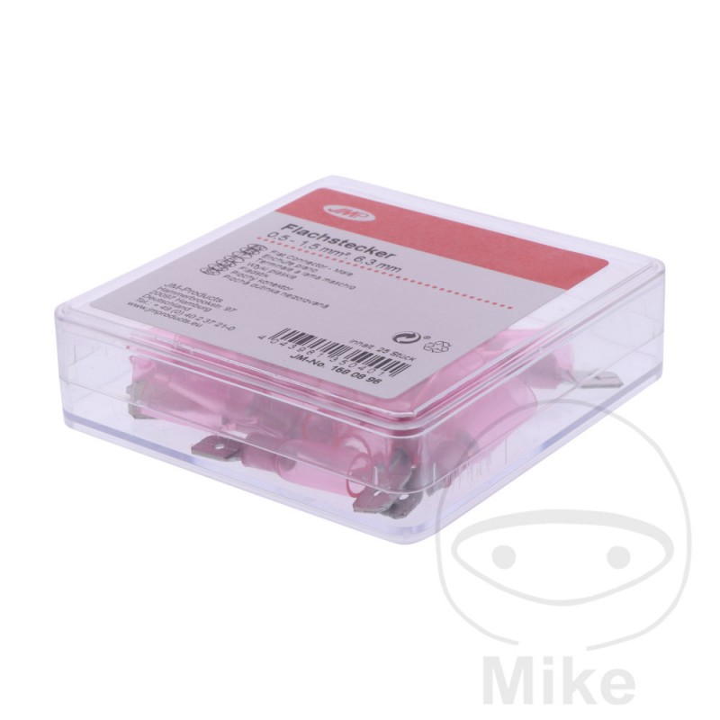 JMP Pack of 25 flat connectors 0.5-1.5 6.3 MM 158.08.96