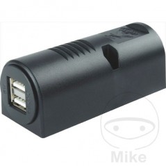 HERTH+BUSS Double screwable USB socket 2X2500 MA 194.00.94