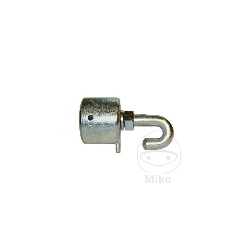 End piece with hook for horse trailer bar 338.04.50
