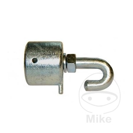 End piece with hook for horse trailer bar 338.04.50