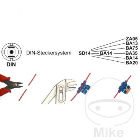 Enchufe mechero con tapa DIN SD14 706.01.10
