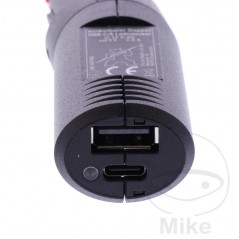 Double USB cigarette lighter socket M+S C/A 706.05.81
