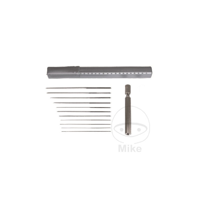 BLITZ Set of 12 reamers for nozzles 0.6-1.9 MM 614.03.45