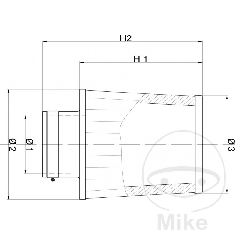 BMC Filtro de ventilación del motor ALTN: 7238850/7236821 723.22.82