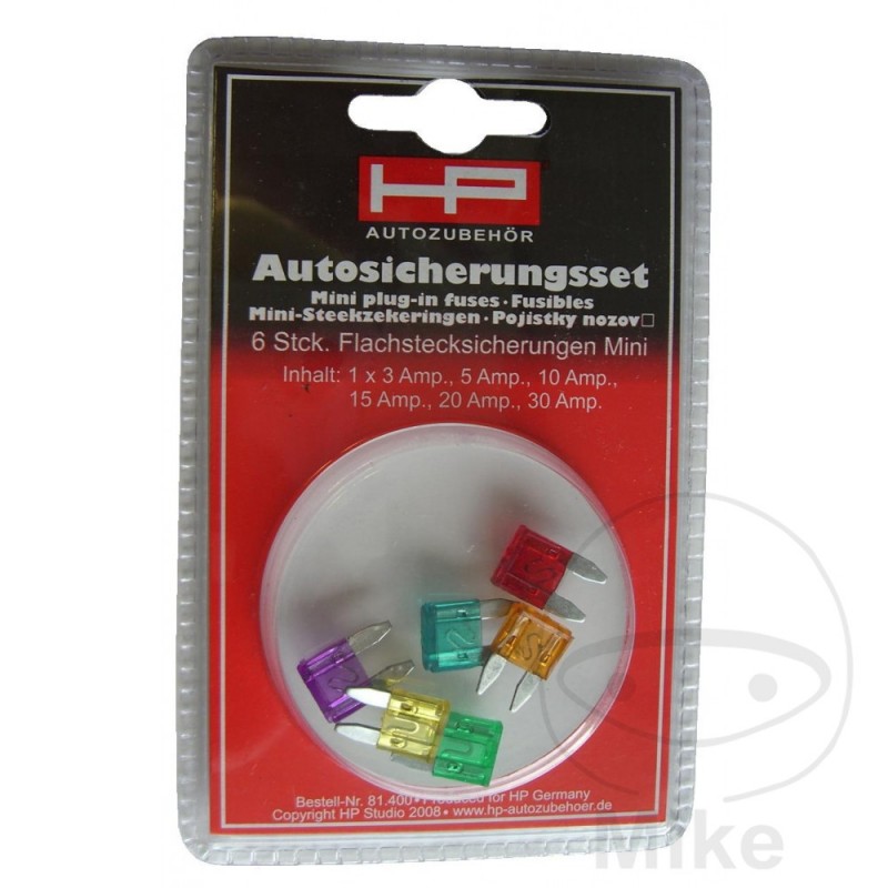 Pack 6 fusibles surtidos 3-30A 149.00.01