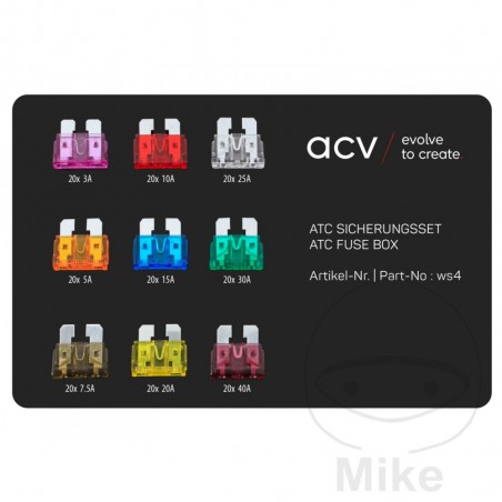 Pack 180 fusibles surtidos 3-40A ATC 149.00.28